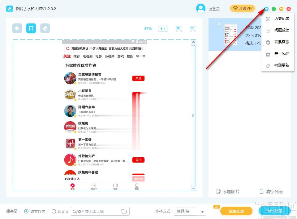图片去水印大师下载,图片去水印软件,图像处理