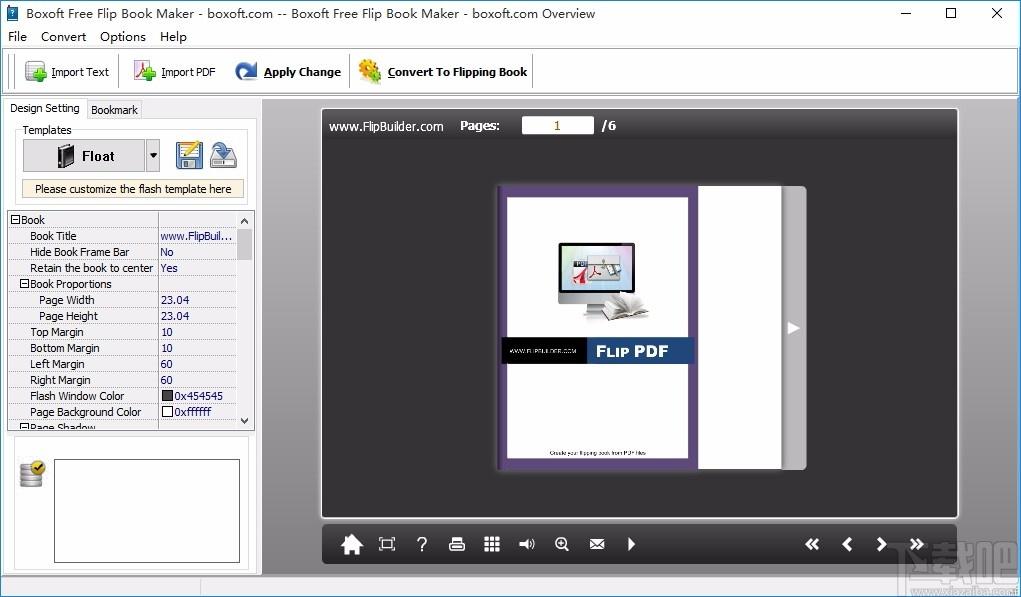 Boxoft Free Flip Book Maker下载,翻页书制作软件,翻页书制作
