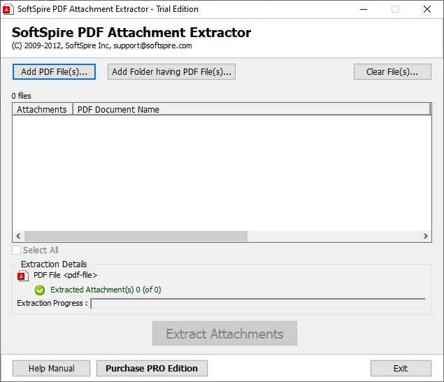 SoftSpire pdf Attachment Extractor下载,PDF提取,PDF软件